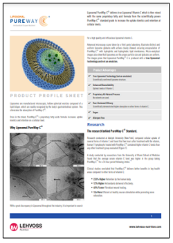 PureWay C Liposomal Product Profile Sheet 1