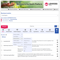 Explore the New LEHVOSS Nutrition Health Platform
